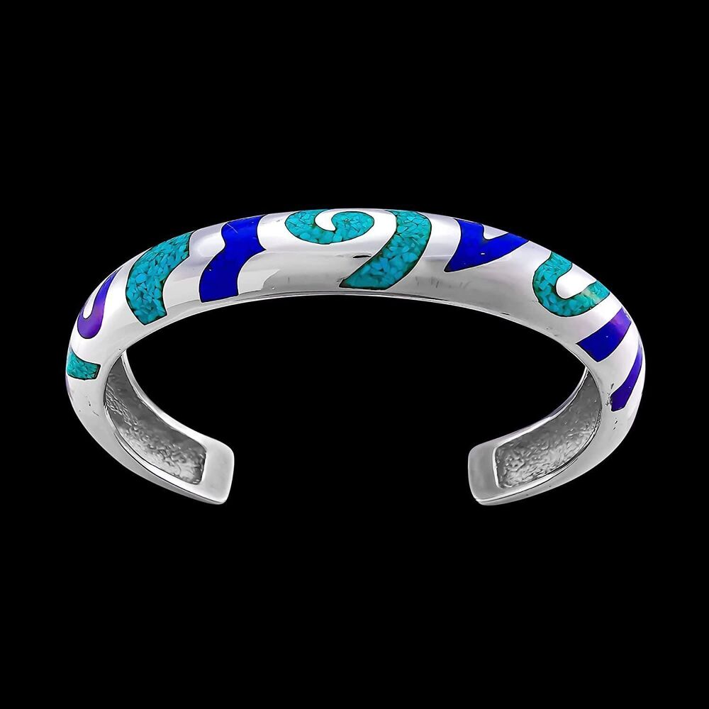 Navajo Bracelet, 925 Sterling Silver Bracelet, Native American Handmade...